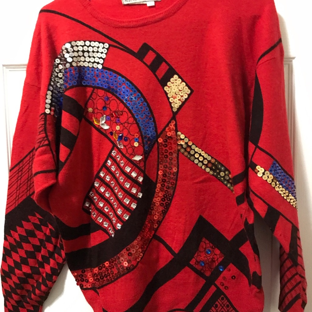 Red sweater